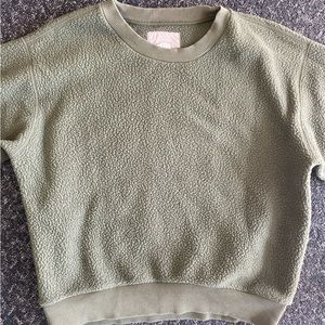 Women’s S Everlane ReNew Teddy Oversized Crew